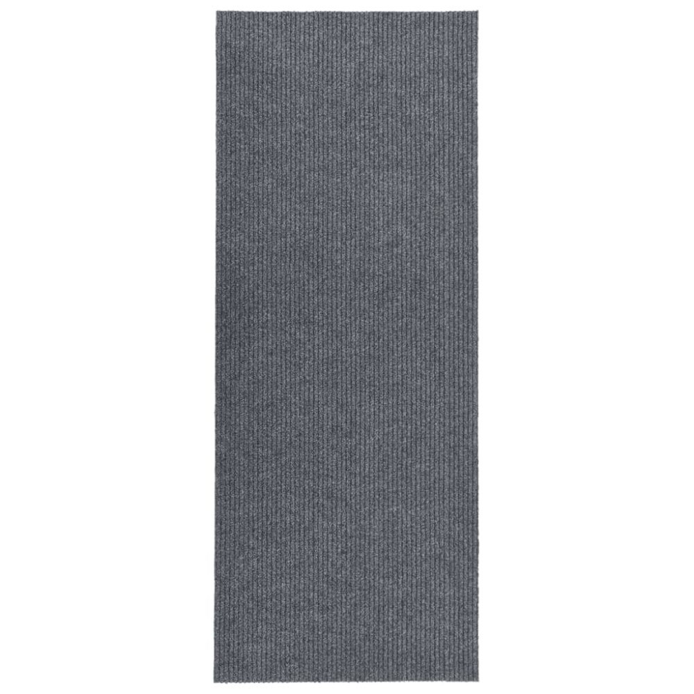 vidaXL Gångmatta 100x300 cm grå