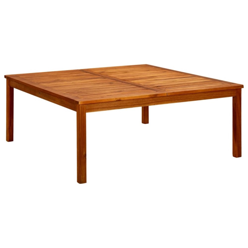 vidaXL Trädgårdsbord 110x110x45 cm massivt akaciaträ
