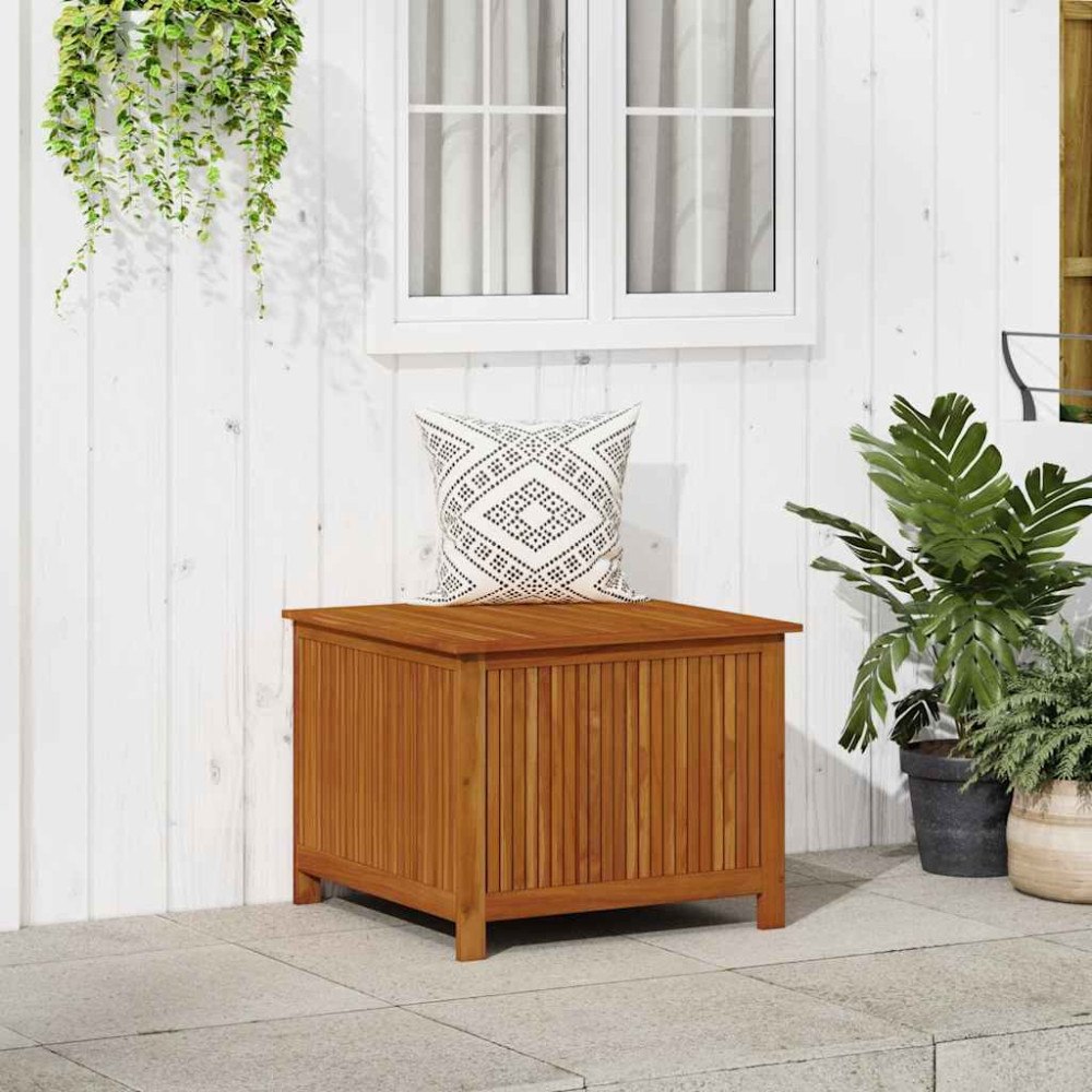 vidaXL Dynbox 75x75x58 cm massivt akaciaträ
