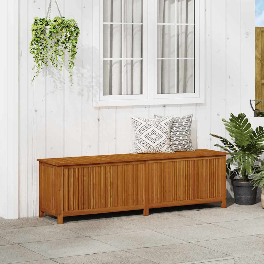 vidaXL Dynbox 200x50x58 cm massivt akaciaträ