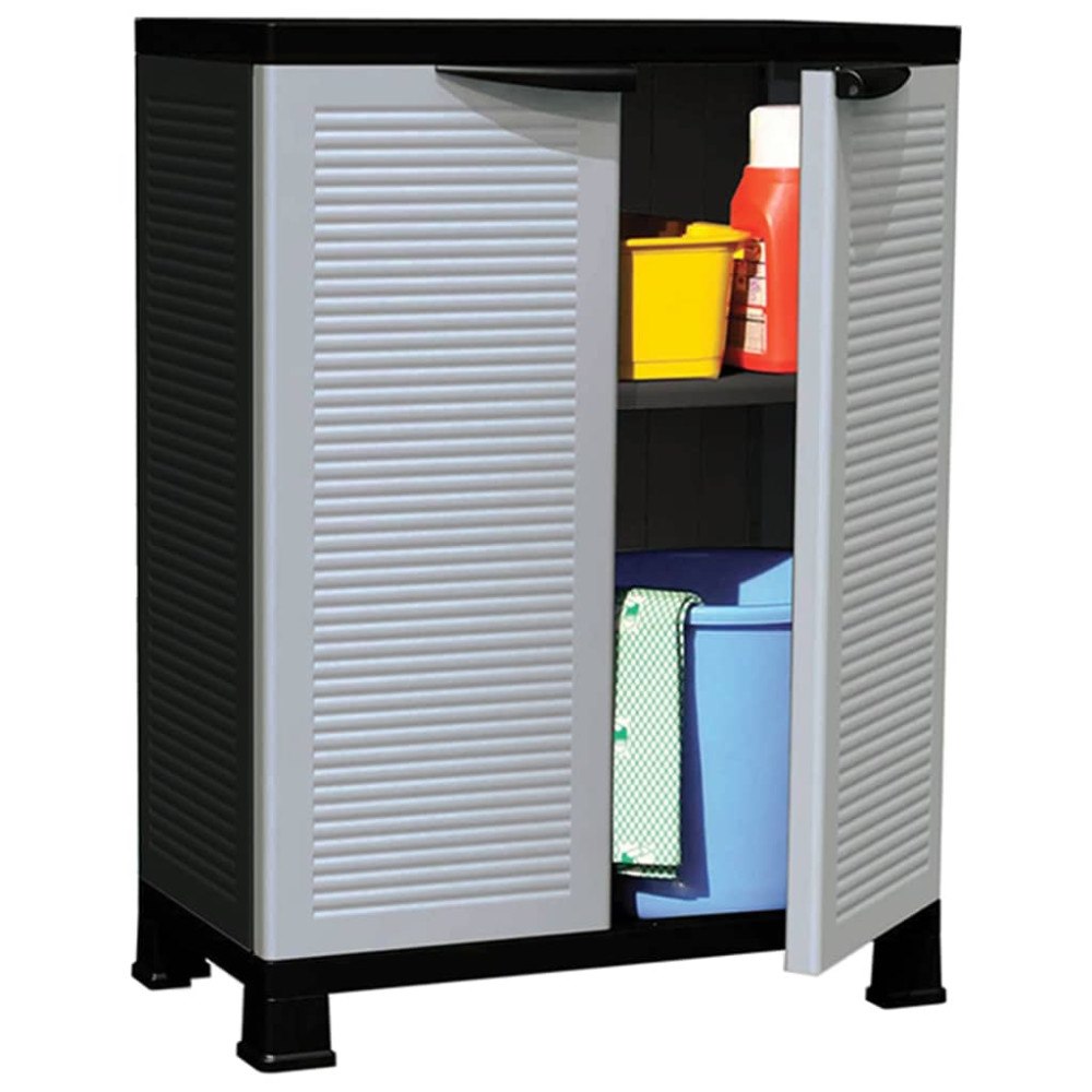 vidaXL Plastskåp 68x39x92 cm