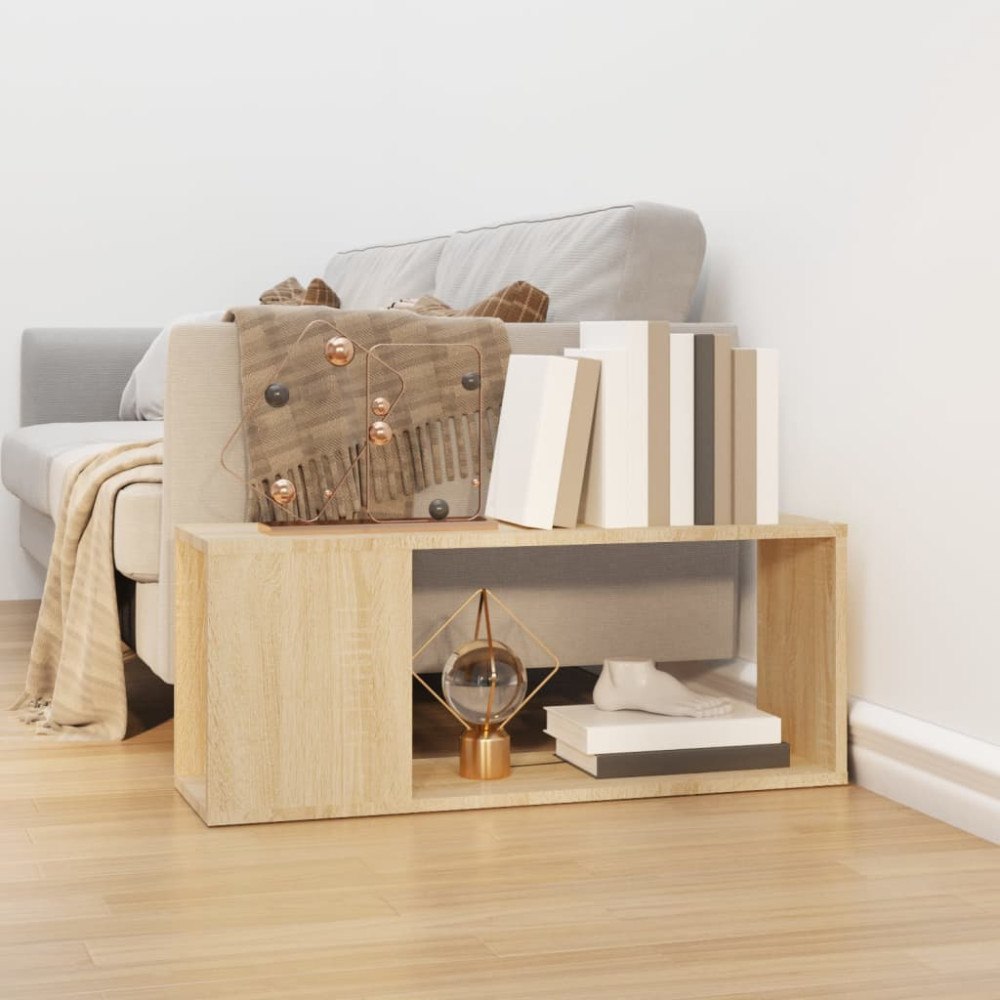 vidaXL Tv-bänk sonoma-ek 80x24x32 cm konstruerat trä