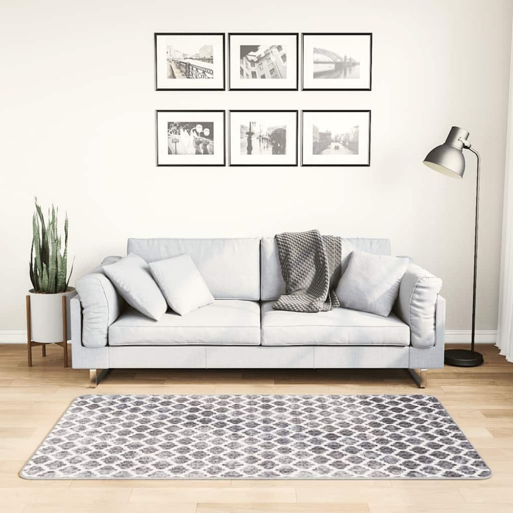 vidaXL Matta tvättbar 80x150 cm flerfärgad halkfri
