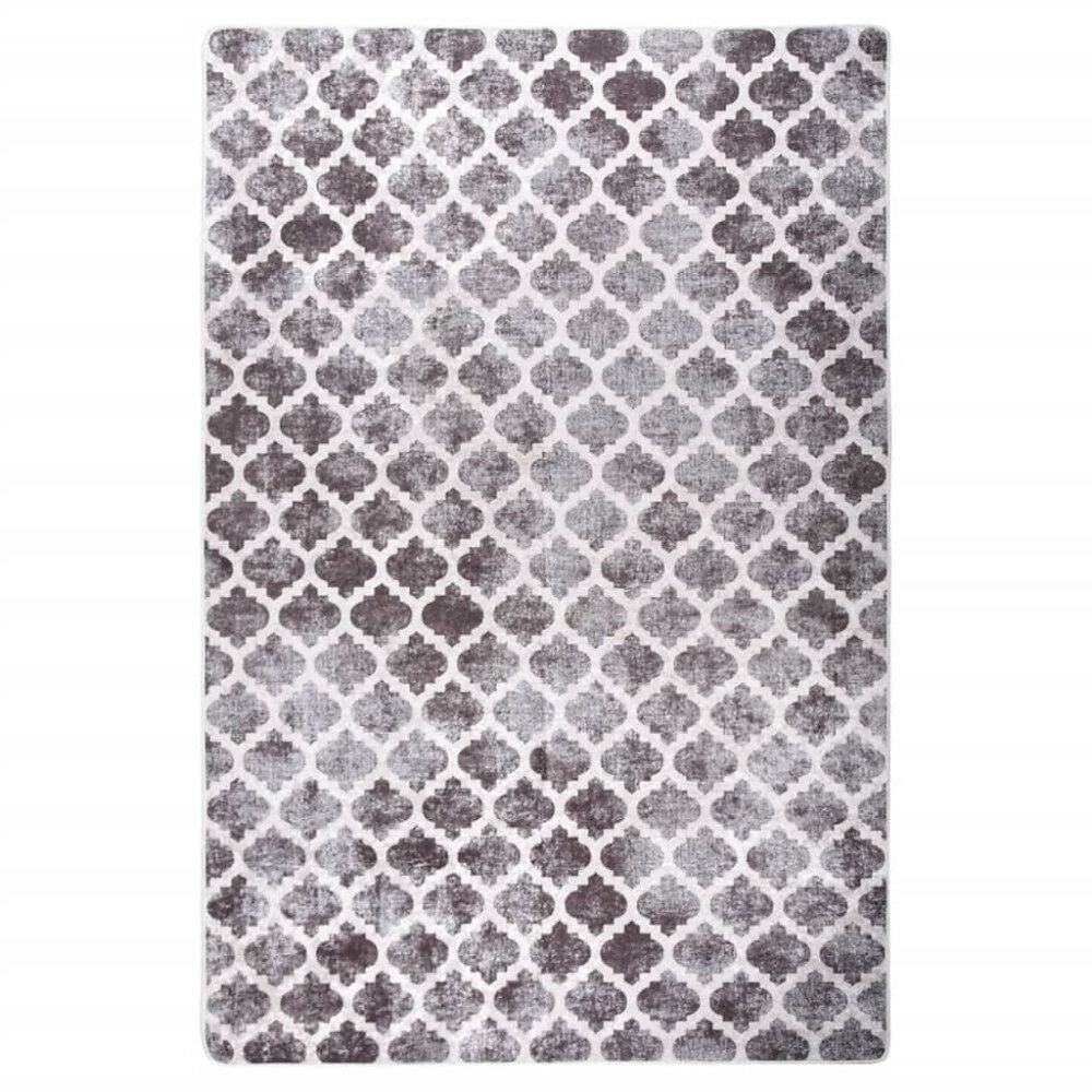 vidaXL Matta tvättbar 80x150 cm flerfärgad halkfri