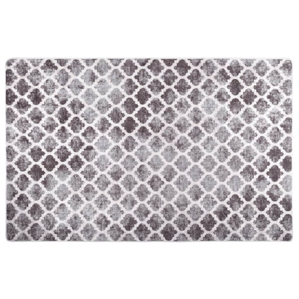 vidaXL Matta tvättbar 160x230 cm flerfärgad