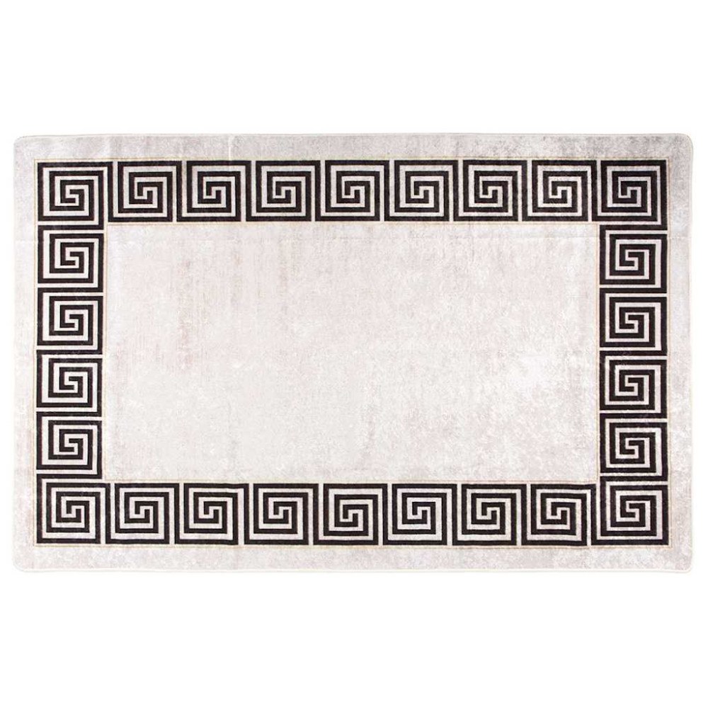 vidaXL Matta tvättbar 160x230 cm ljusbeige