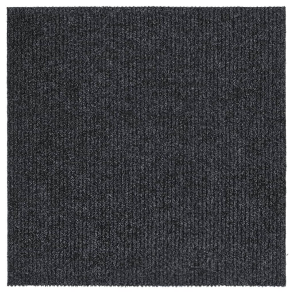 vidaXL Gångmatta 100x100 cm antracit