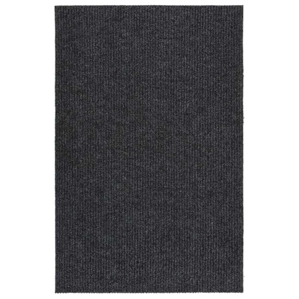 vidaXL Gångmatta 100x150 cm antracit