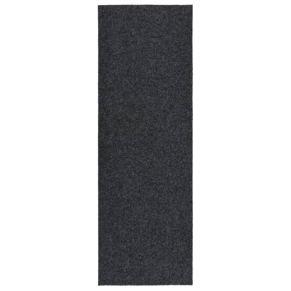 vidaXL Gångmatta 100x300 cm antracit