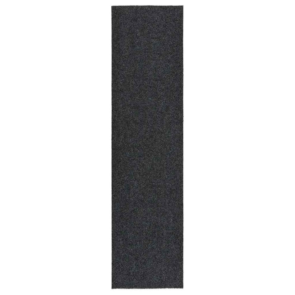 vidaXL Gångmatta 100x400 cm antracit