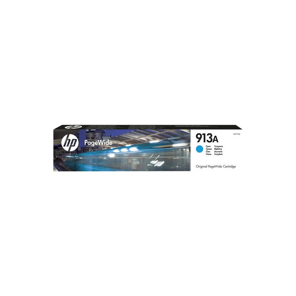 HP Bläckpatron HP F6T77AE 913A cyan