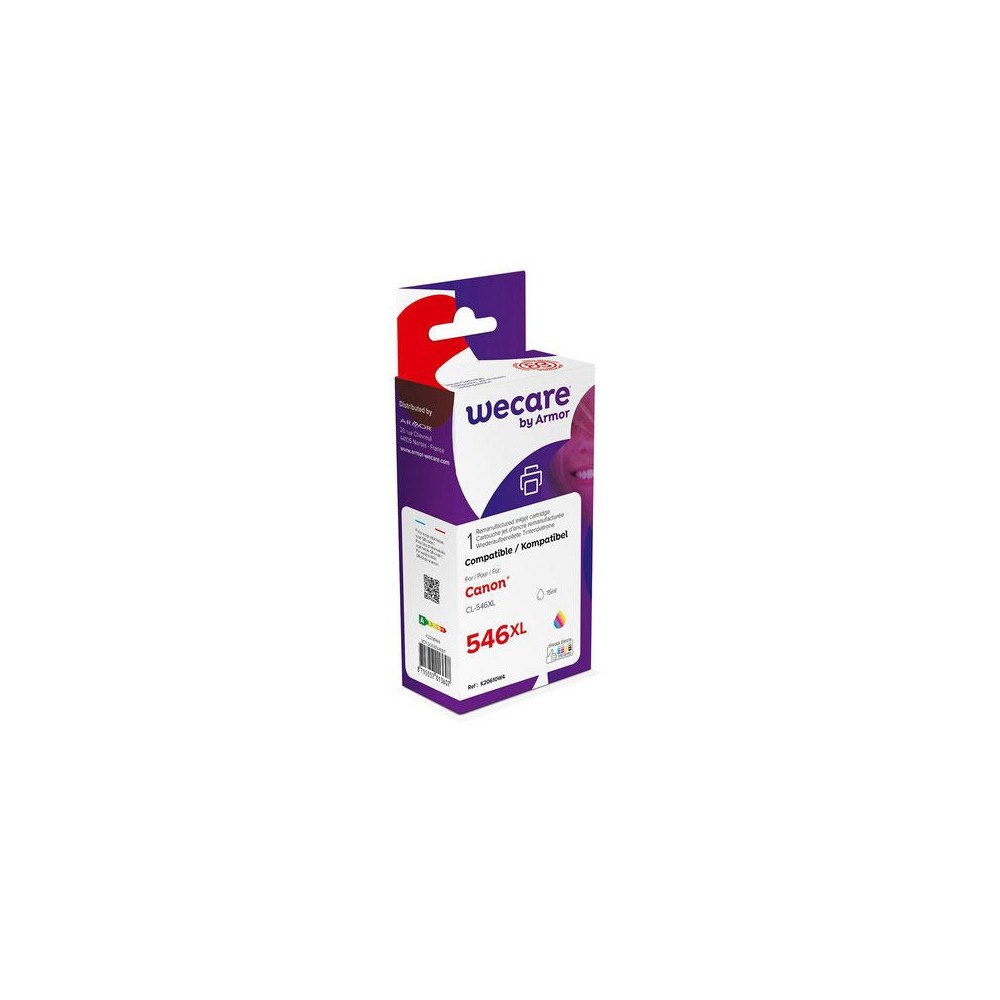 Wecare Bläckpatron WECARE CANON CL-546XL Färg