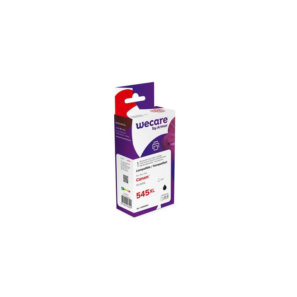 Wecare Bläckpatron WECARE CANON PG-545XL Svart