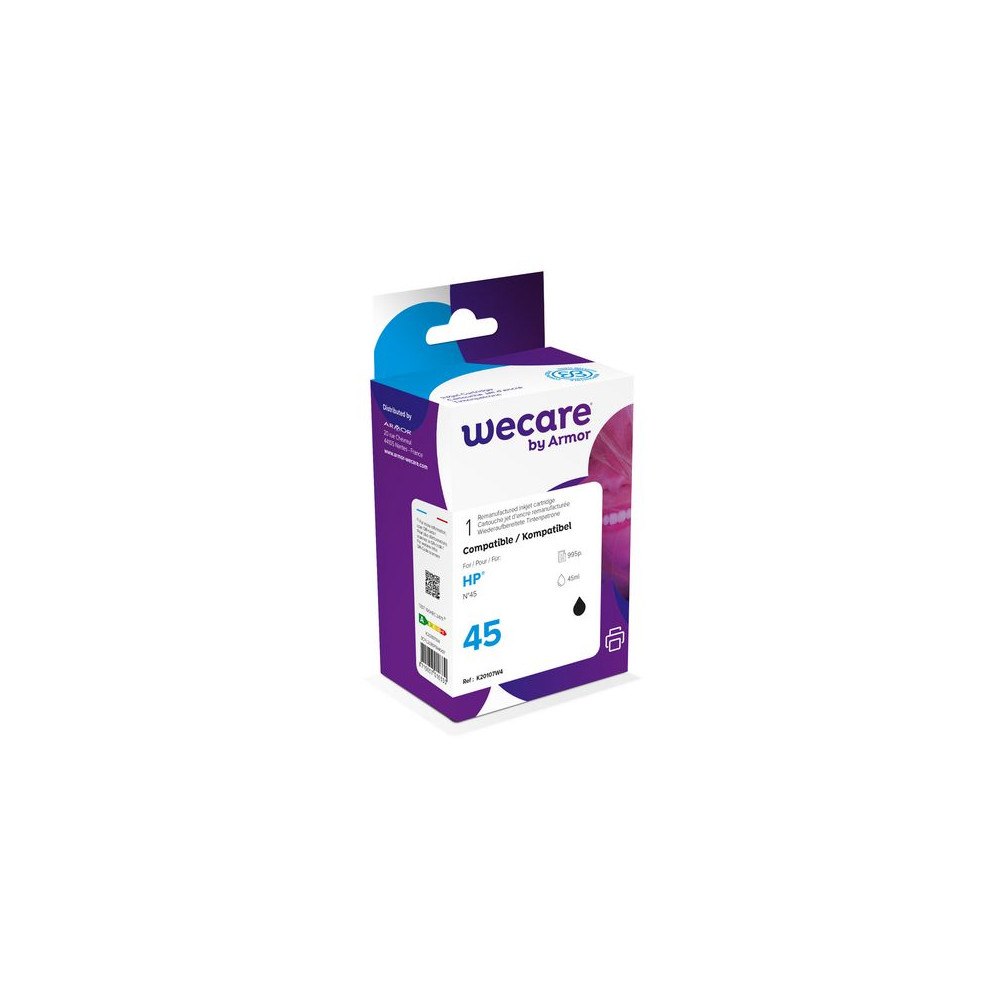 Wecare Bläckpatron WECARE 45 svart