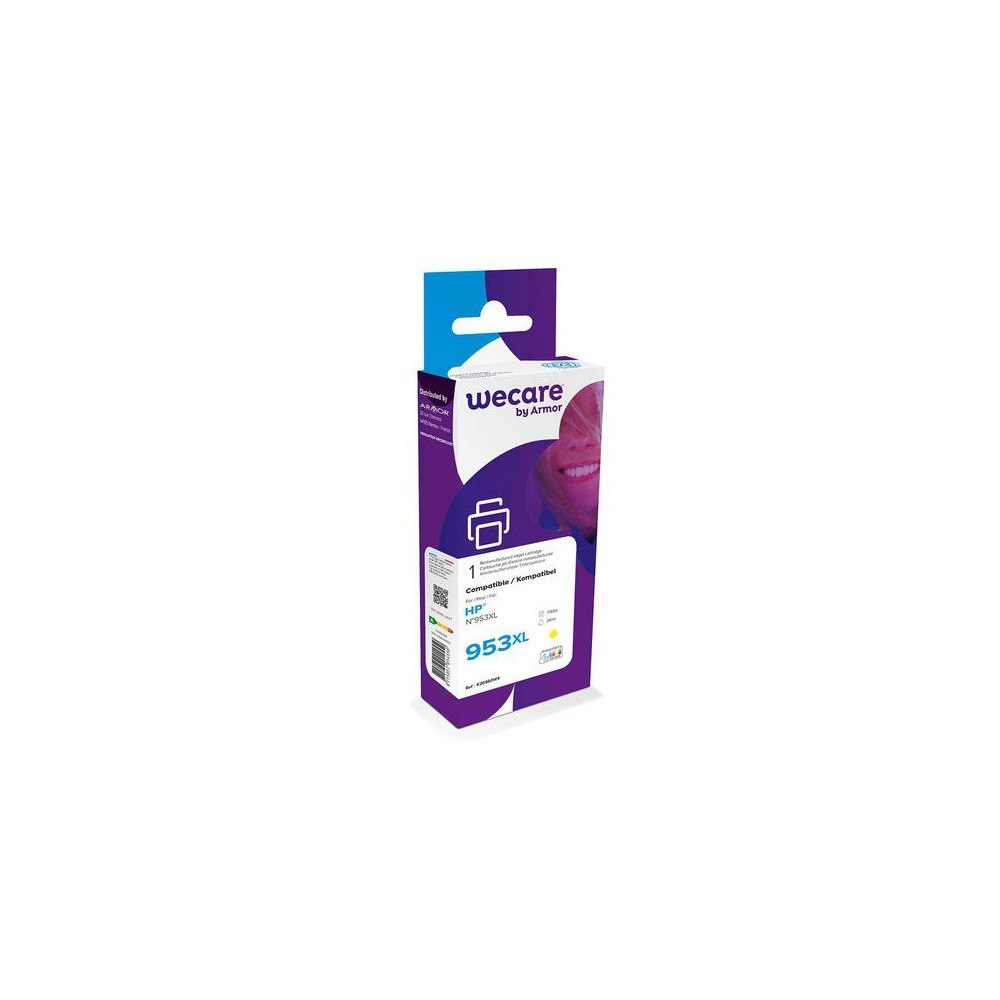 Wecare Bläckpatron WECARE 953XL gul