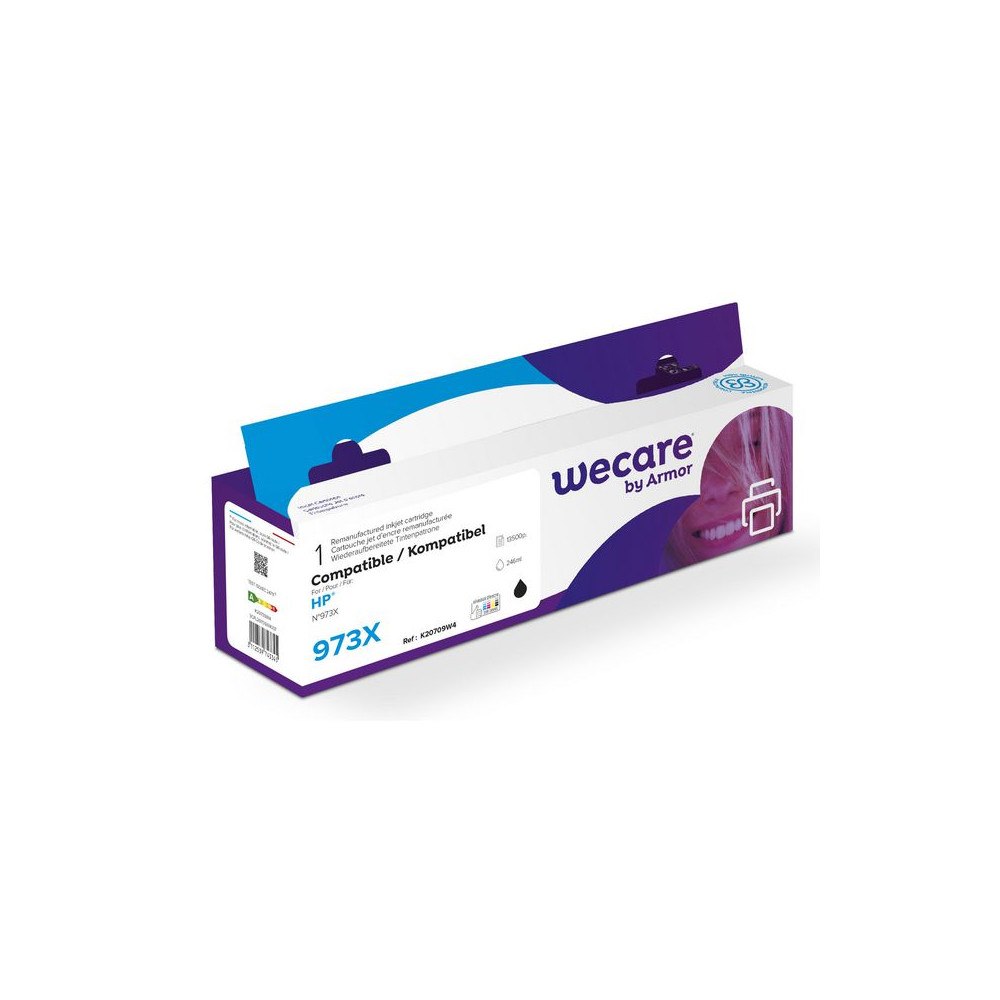 Wecare Bläckpatron WECARE 973X svart