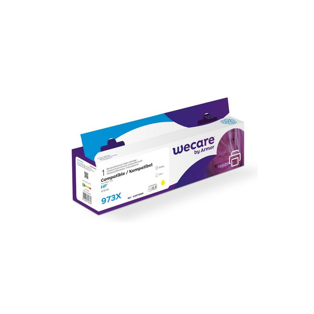 Wecare Bläckpatron WECARE 973X gul