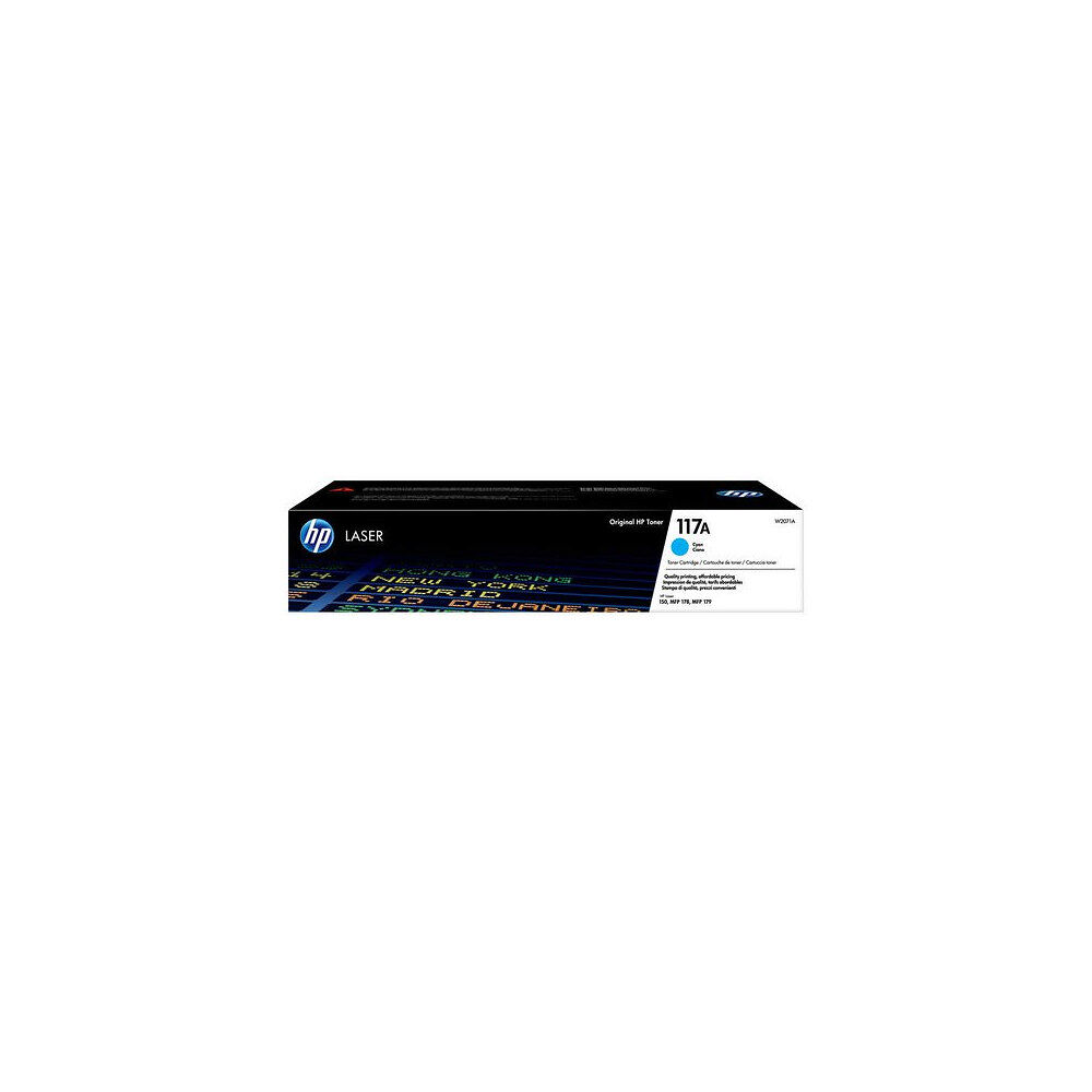 HP Toner HP W2071A 117A 0,7K cyan