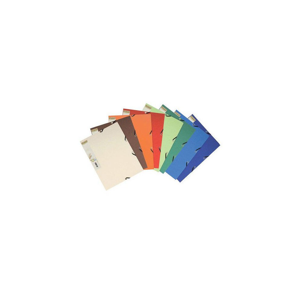 EXACOMPTA Gummibandsmapp FOREVER kartong 3-kl sort