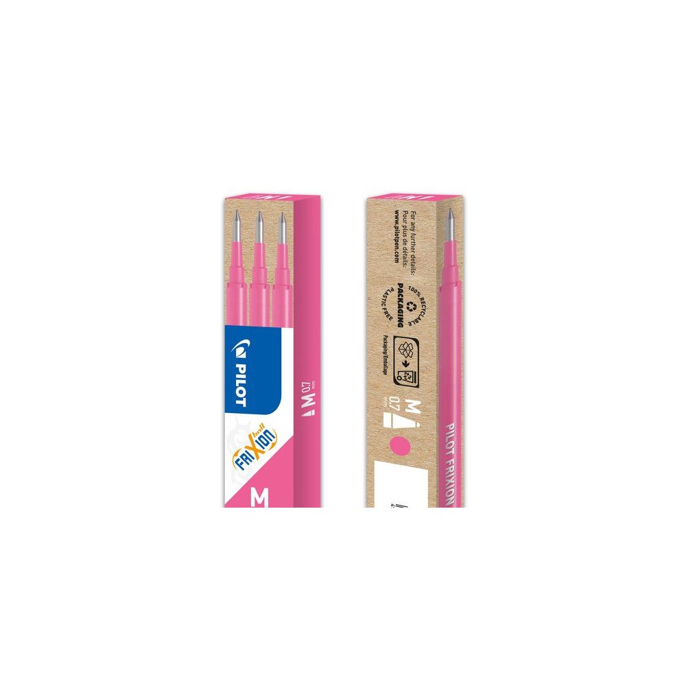PILOT Refill PILOT Frixion 0,7mm rosa 3/fp