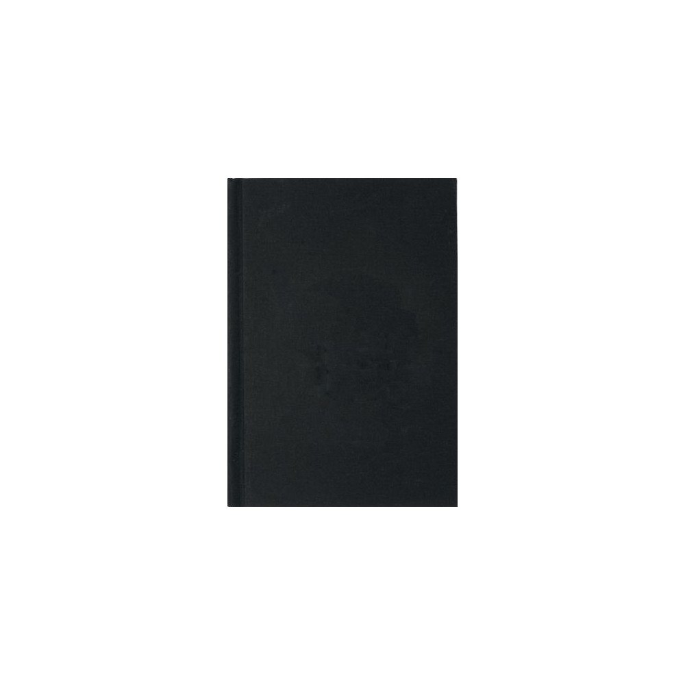 Burde Anteckningsbok linnetextil linj A5 svart