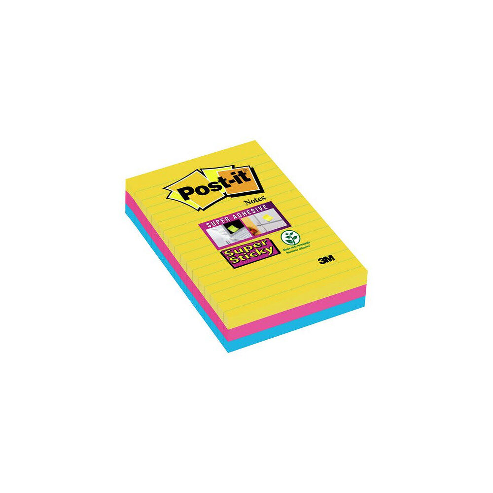 Post-it Notes POST-IT SS 101x152mm Carnival 3/fp