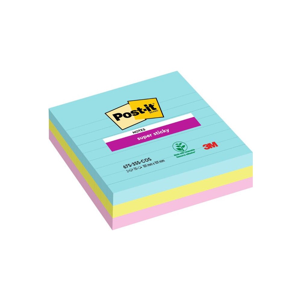 Post-it Notes POST-IT SS linj 101x101 Cosmi 3/fp