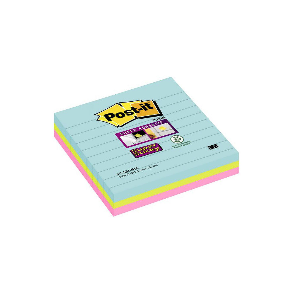 Post-it Notes POST-IT SS linj 101x101 Cosmi 3/fp