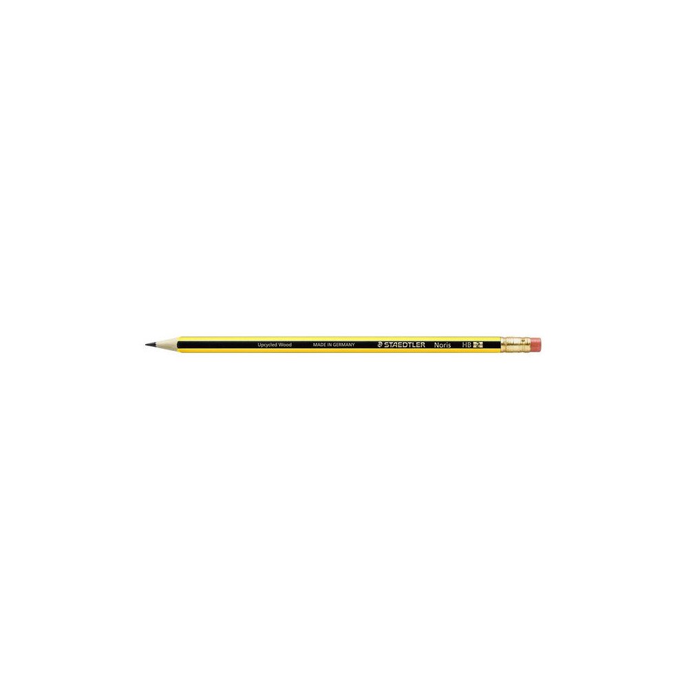 STAEDTLER Blyertspenna STAEDTLER topgummi HB 12/fp