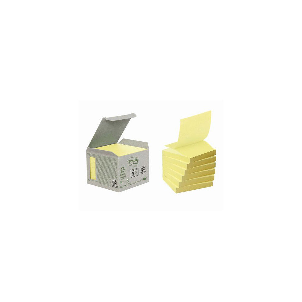 Post-it Notes POST-IT Z-block 76x76mm gul 6/fp