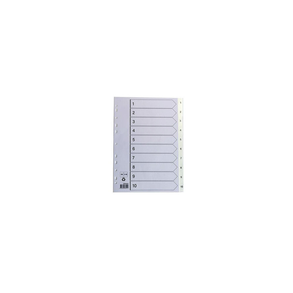 [NORDIC Brands] Plastregister A4 1-10 vit