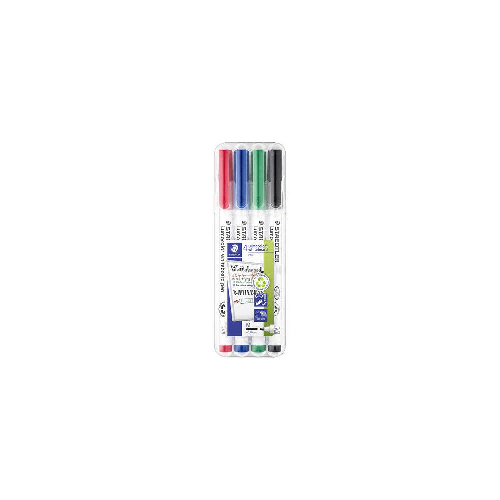 Lumocolor Whiteboardpenna LUMOCOLOR 1,0mm 4/fp