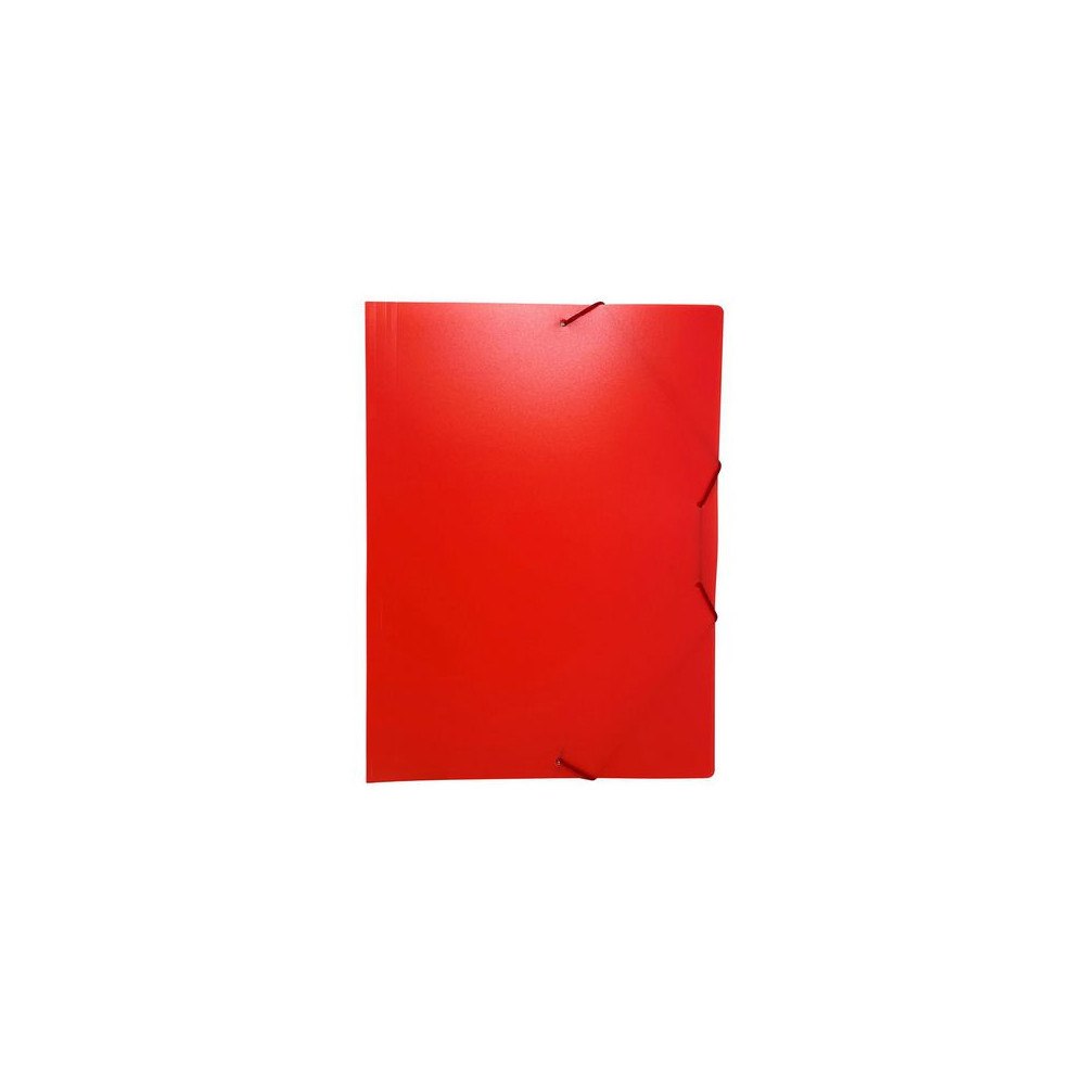 No Brand Gummibandsmapp u.kl. A4 plast röd
