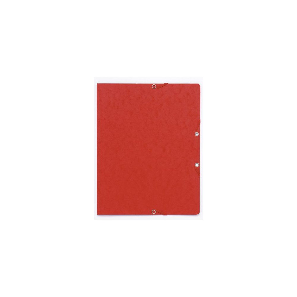 No Brand Gummibandsmapp kartong u.kl. A4 röd