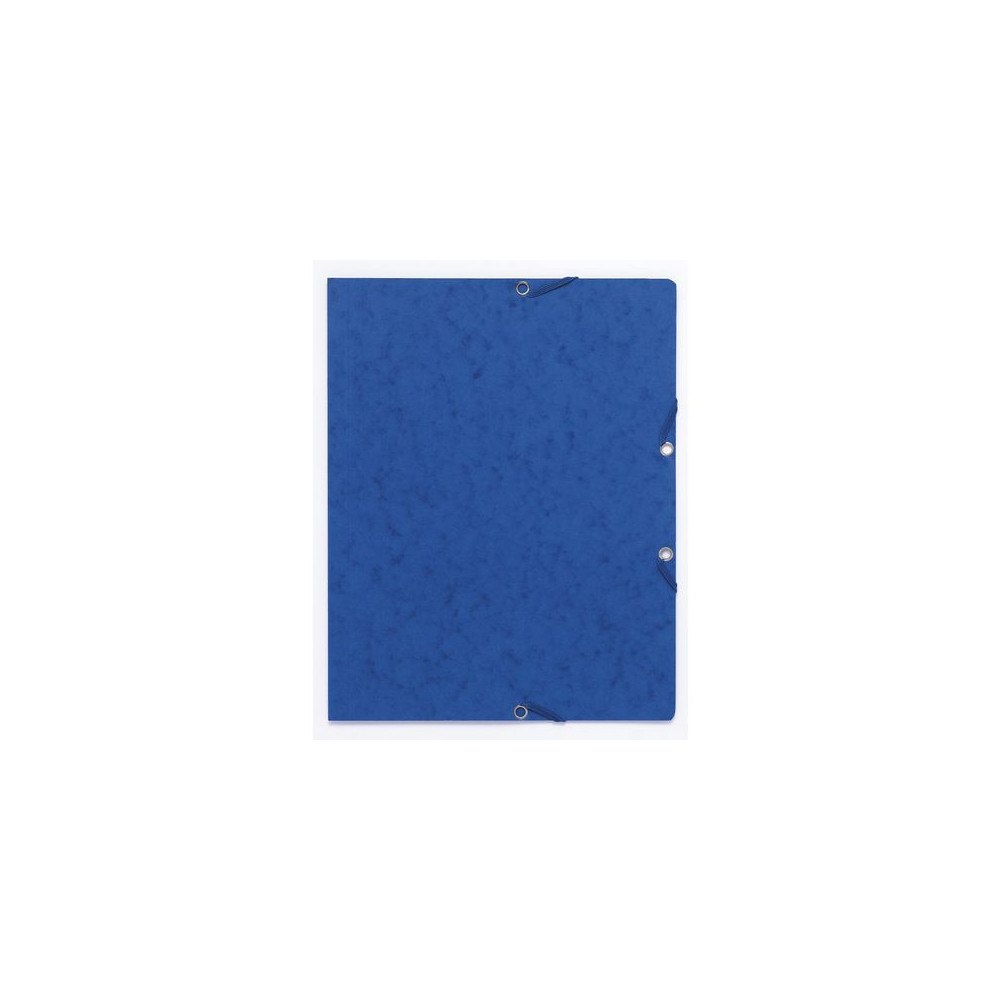 No Brand Gummibandsmapp kartong u.kl. A4 blå
