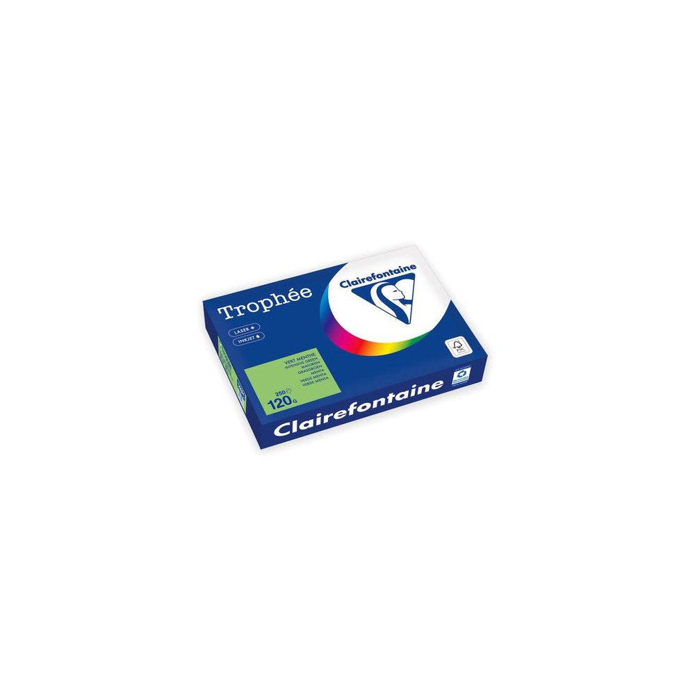 Clairefontaine Kop.ppr TROPHEÉ A4 120g oh vårgr 250/fp
