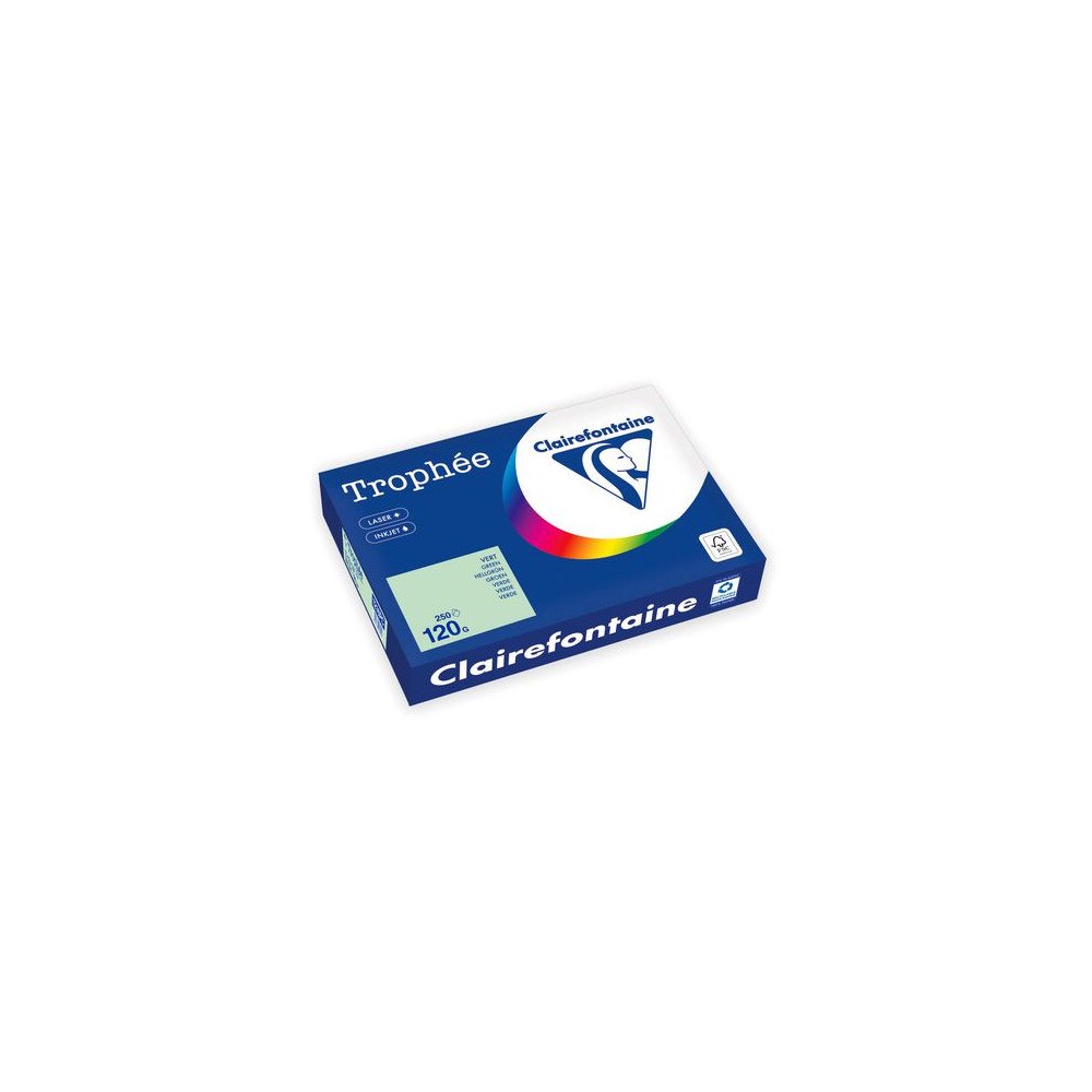 Clairefontaine Kop.ppr TROPHEÉ A4 120g oh mintgr 250/fp