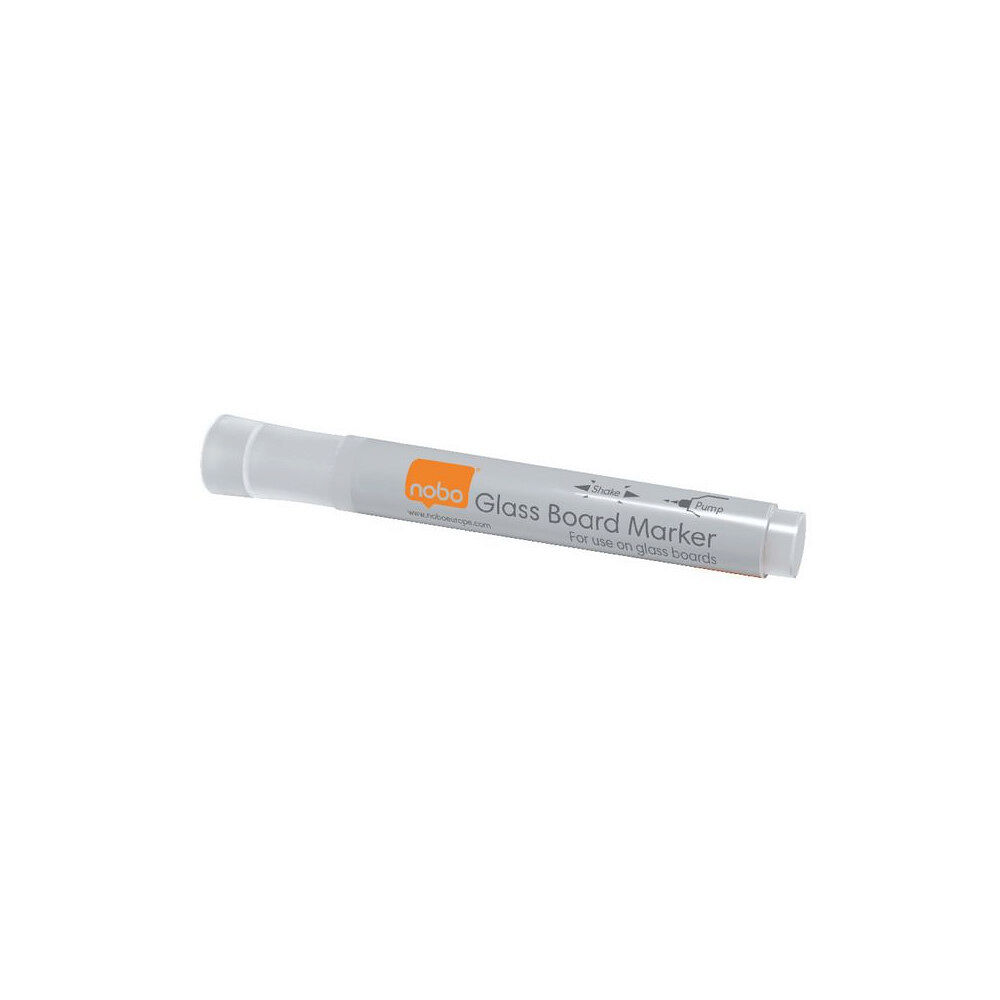 NOBO Whiteboardpenna NOBO glas vit 4/fp