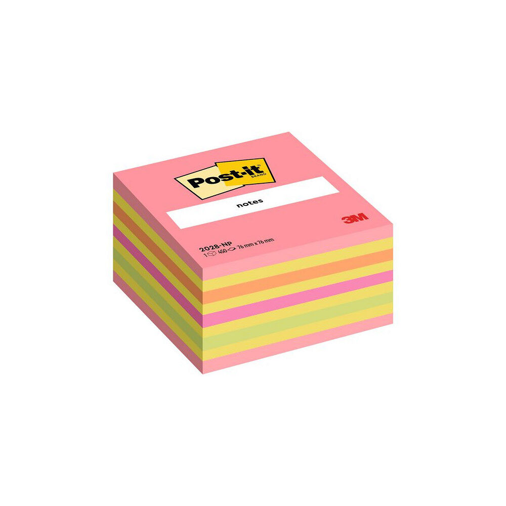 Post-it Notes POST-IT kub 76x76 neonfärger