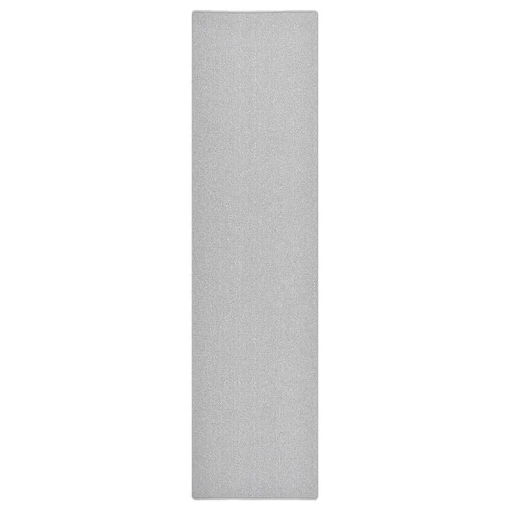 vidaXL Gångmatta ljusgrå 80x300 cm