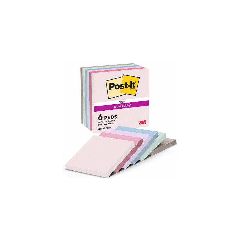 Post-it Notes POST-IT SS Soulful 76x76 6/fp