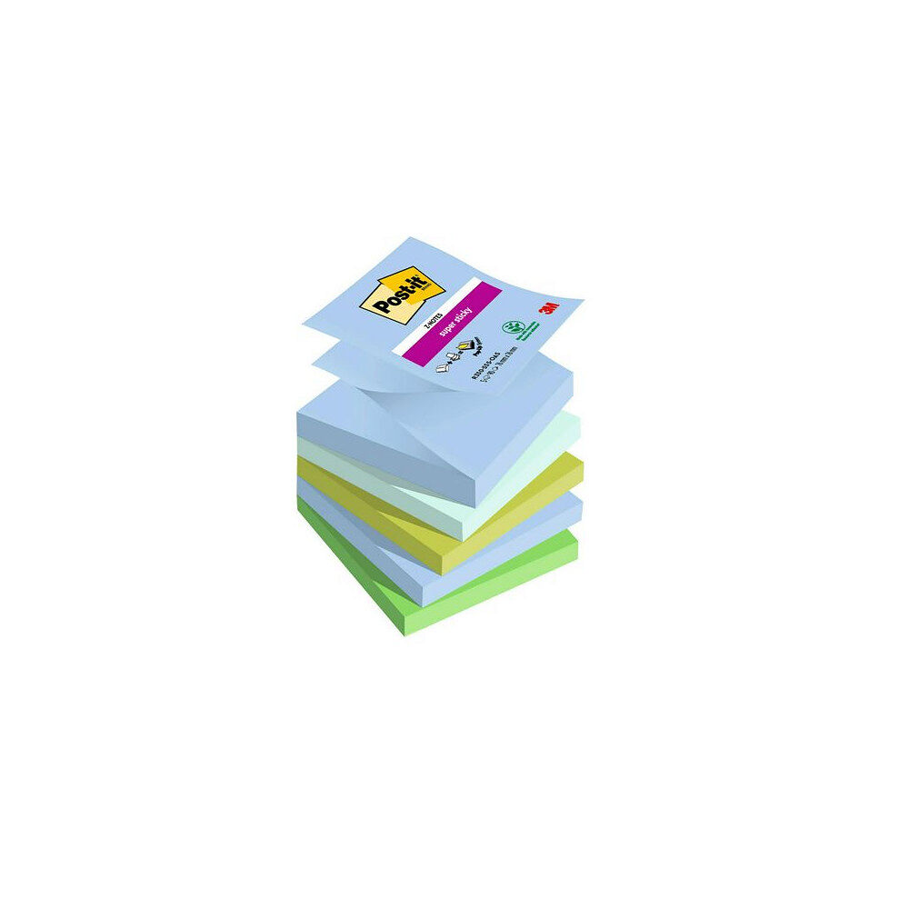 Post-it Notes POST-IT SS Z-bl Oasis 76x76 5/fp