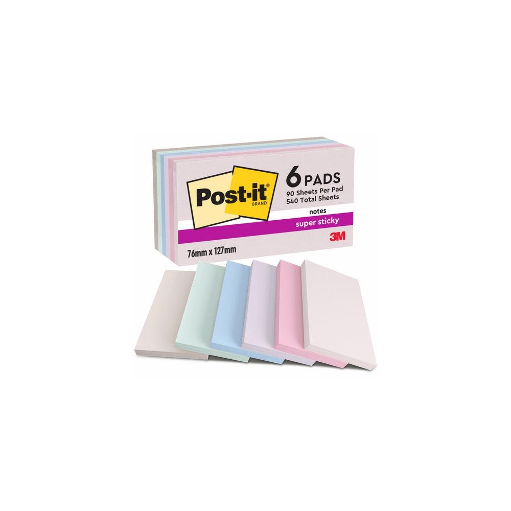 Post-it Notes POST-IT SS Soulful 76x127 6/fp