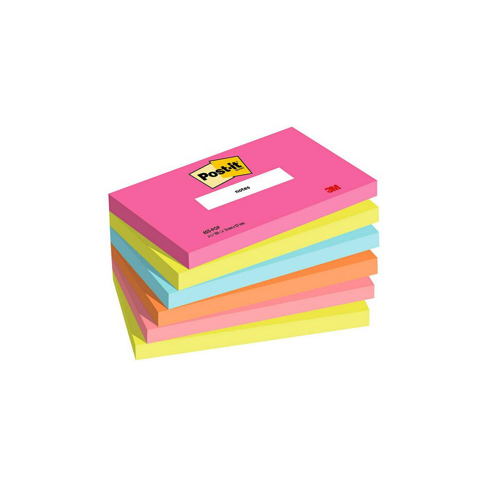 Post-it Notes POST-IT Pop 76x127mm 6/fp