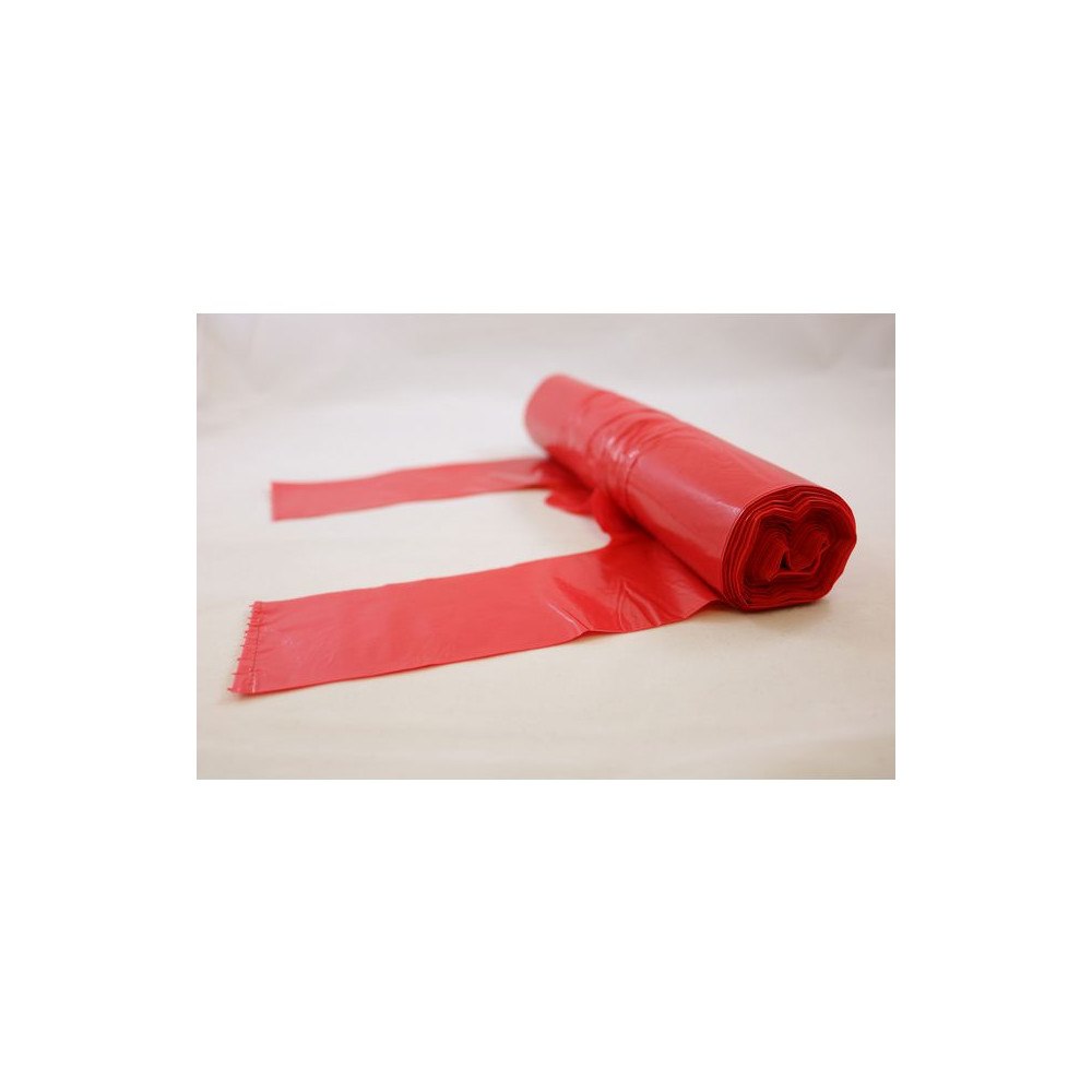 No Brand Papperskorgspåse opt 30L 35my röd 25/rl