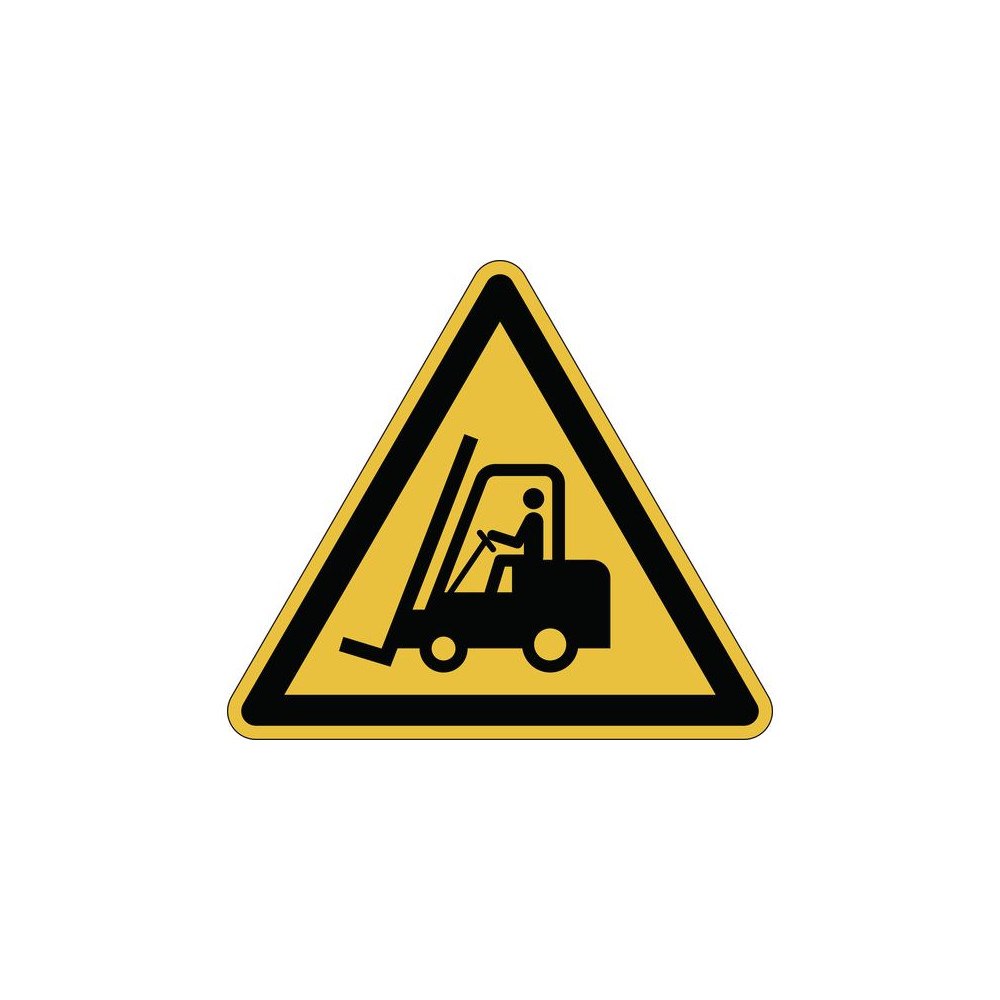 Durable Varseldekal 'Varning för truckar'