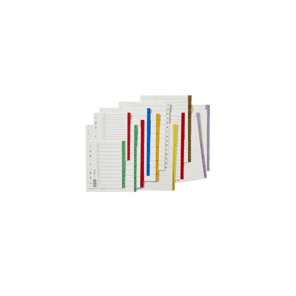 No Brand Pappregister BRIGHTOFF. 1-31 gul 10/fp