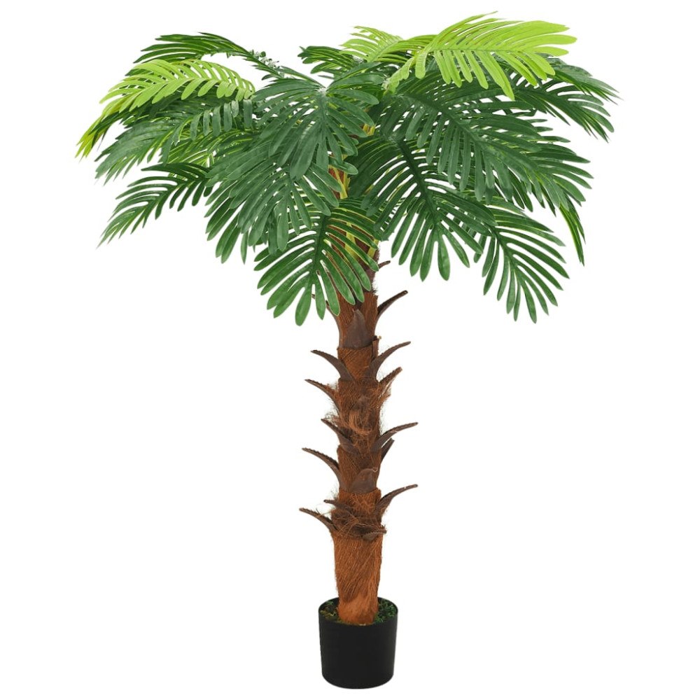 vidaXL Konstväxt kottepalm med kruka 160 cm grön