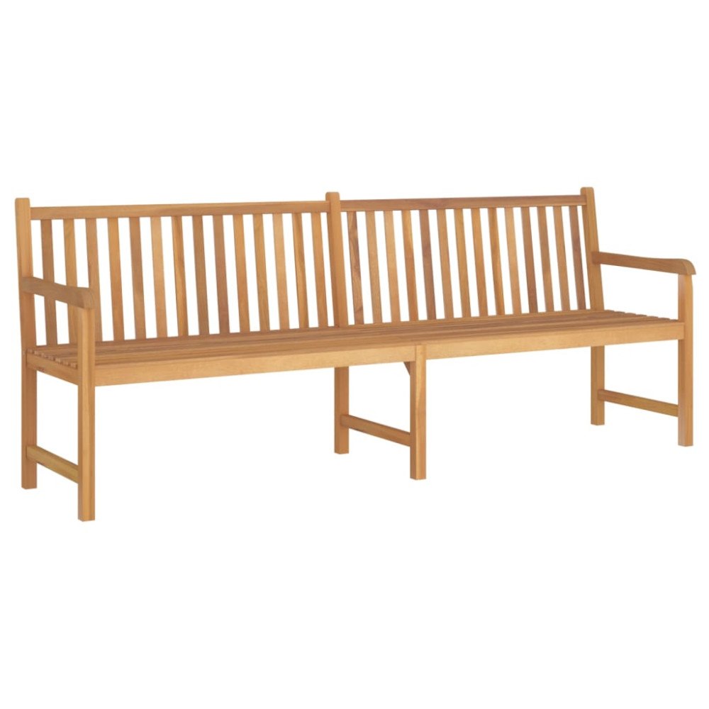 vidaXL Trädgårdsbänk 228 cm massiv teak