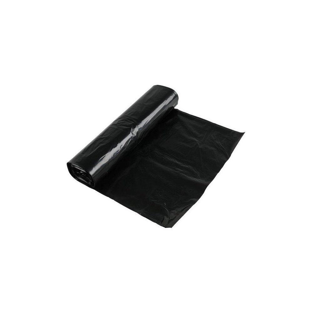 Polynova Plastsäck POLYBLUE 70L 40my svart 25/rl
